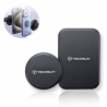Techsuit (2 pack) Metal Plate (MP02) with PU Leather Cover - Black