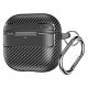 Techsuit CarbonFiber Case for AirPods 4 - Black