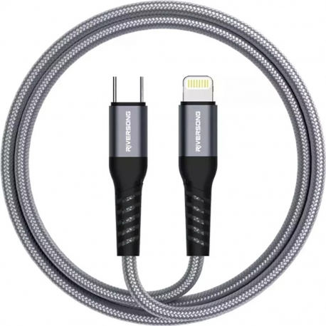 Riversong Cable Type-C to Lightning 27W Hercules C6 1.2m Gray