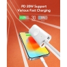 Charmast Powerbank Magsafe Wireless Apple Watch 10000mAh PD 20/QC18W White