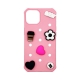 Vivid Silicone Pins Case Apple iPhone 13 Pink