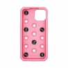 Vivid Silicone Pins Case Apple iPhone 13 Pink