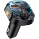 Yesido FM Modulator and Car Charger (Y70) Dual-Port USB-C + USB-A, Bluetooth 5.3, 15W - Black