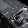 Borofone FM Modulator and Car Charger Highway (BC53) Bluetooth V5.0, 2x USB, Type-C, 38W, RGB Ambient Lights - Black