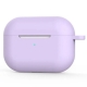 Techsuit Silicone Case for AirPods 4, Smooth Ultrathin Material - Purple
