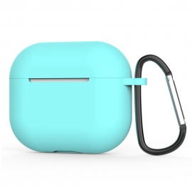 Techsuit Silicone Case for AirPods 4, Smooth Ultrathin Material - Turquoise
