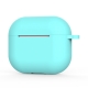 Techsuit Silicone Case for AirPods 4, Smooth Ultrathin Material - Turquoise
