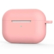 Techsuit Silicone Case for AirPods 4, Smooth Ultrathin Material - Dark Pink