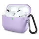 Techsuit Silicone Case for AirPods Pro 1 / 2, Smooth Ultrathin Material - Purple