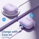 Techsuit Silicone Case for AirPods Pro 1 / 2, Smooth Ultrathin Material - Purple