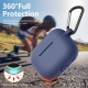 Techsuit Silicone Case for AirPods Pro 1 / 2, Smooth Ultrathin Material - Navy Blue