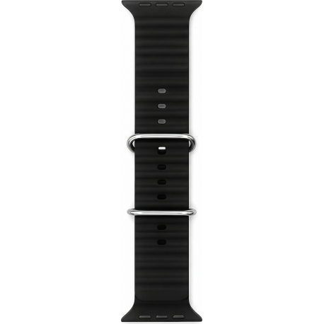 Vivid Apple Watch Strap Silicone WB01 (49/45/44/42mm) Black
