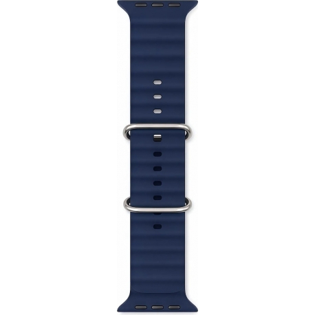 Vivid Apple Watch Strap Silicone WB01 (49/45/44/42mm) Blue