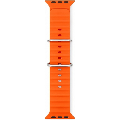 Vivid Apple Watch Strap Silicone WB01 (49/45/44/42mm) Orange