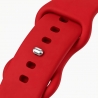 Vivid Apple Watch Strap Silicone WB02 (49/45/44/42mm) Red