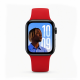 Vivid Apple Watch Strap Silicone WB02 (49/45/44/42mm) Red