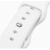 Vivid Apple Watch Strap Silicone WB02 (49/45/44/42mm) White