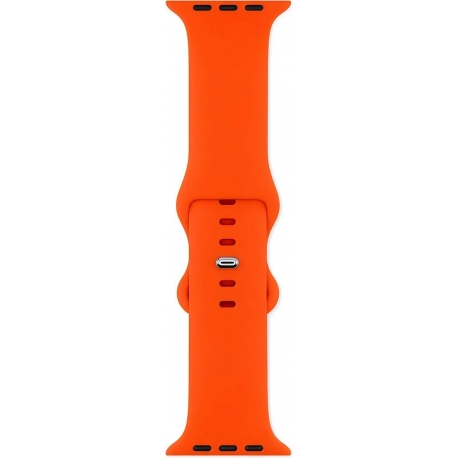Vivid Apple Watch Strap Silicone WB02 (49/45/44/42mm) Orange