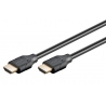 GOOBAY καλώδιο HDMI 2.1 61639, Ethernet ARC 8K/60Hz 48 Gbps, 1.5m, Μαύρο