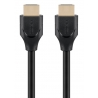GOOBAY καλώδιο HDMI 2.1 61639, Ethernet ARC 8K/60Hz 48 Gbps, 1.5m, Μαύρο