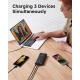 Charmast Powerbank LED 20000mAh 2xUSB 100W - Black