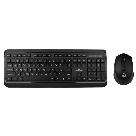 POWERTECH set ποντίκι & πληκτρολόγιο PT-1060, ασύρματο, 1600DPI, μαύρο