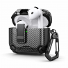 Vivid Airpods Magnetic Holder TPU Case Apple AirPods 4/4 Anc Black Grey