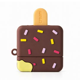 Vivid Airpods Case Ice Cream Apple Airpods 4/4 Anc Brown