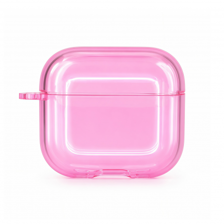 Vivid Airpods TPU Case With Holder Apple AirPods 4/4 Anc Pink