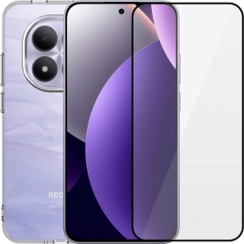 Vivid Set TPU Case + Full Face Tempered Glass Redmi Note 15 Pro 4G