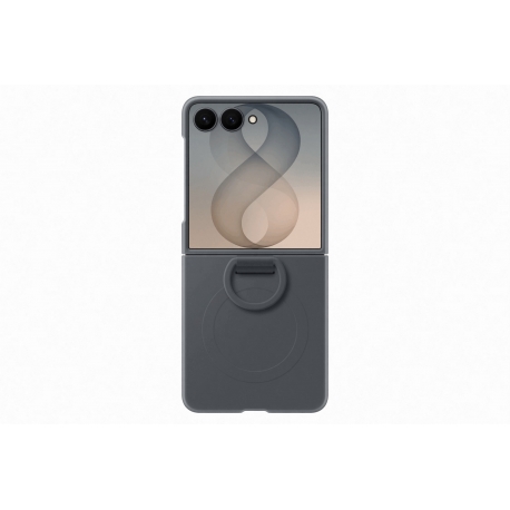 Samsung Silicone Ring Magnet Case Galaxy Z Flip 8 Black