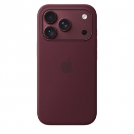 Apple iPhone 18 Pro Silicone Case with MagSafe Burgundy