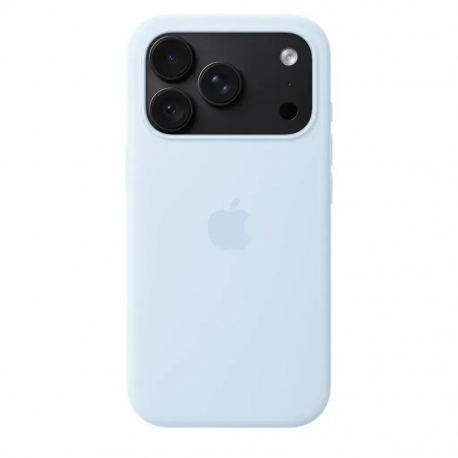 Apple iPhone 18 Pro Silicone Case with MagSafe Crisp Blue