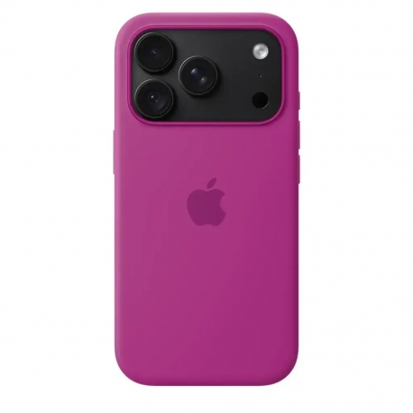 Apple iPhone 18 Pro Silicone Case with MagSafe Magenta