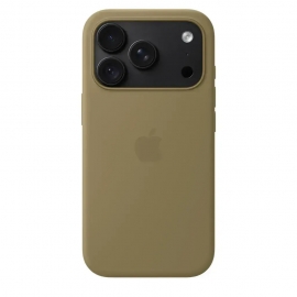 Apple iPhone 18 Pro Silicone Case with MagSafe Olive