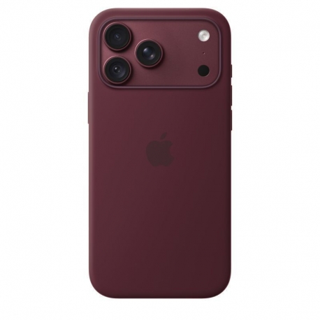 Apple iPhone 18 Pro Max Silicone Case with MagSafe Burgundy