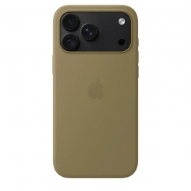 Apple iPhone 18 Pro Max Silicone Case with MagSafe Olive