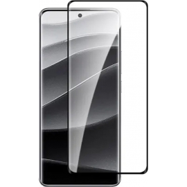 Vivid Full Face 3D Curved Tempered Glass Redmi Note 14 Pro/14 Pro+ /Poco X7 Black