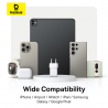 Baseus Palm Fast Charger 1C 20W EU Moon White
