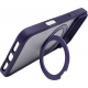 Vivid Skin Feel MagSafe Case With 360 Rotating Stand Apple iPhone 18 Pro / 17 Pro Purple