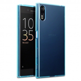 Terrapin Ημιδιάφανη Θήκη Σιλικόνης Sony Xperia XZ/ XZs - blue
