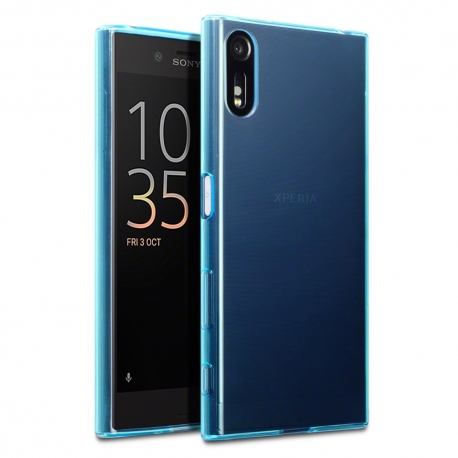 Terrapin Ημιδιάφανη Θήκη Σιλικόνης Sony Xperia XZ/ XZs - blue