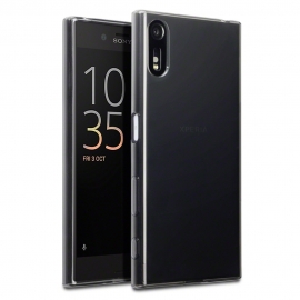 Terrapin Ημιδιάφανη Θήκη Σιλικόνης Xperia XZ/XZs - smoke black