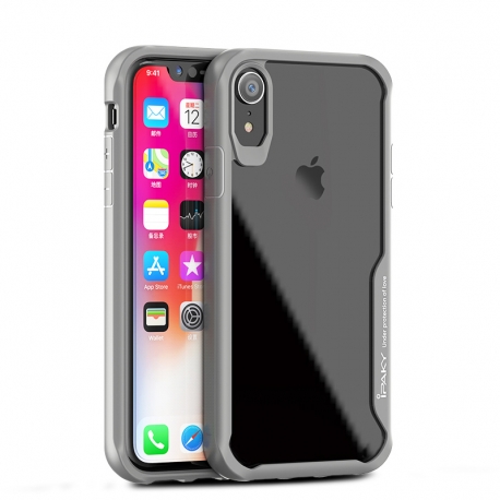 iPaky Survival Case Gel Anti-Fall Cover iPhone XR - Grey