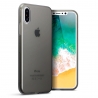 Terrapin Ημιδιάφανη Θήκη Σιλικόνης iPhone X - Smoke Black