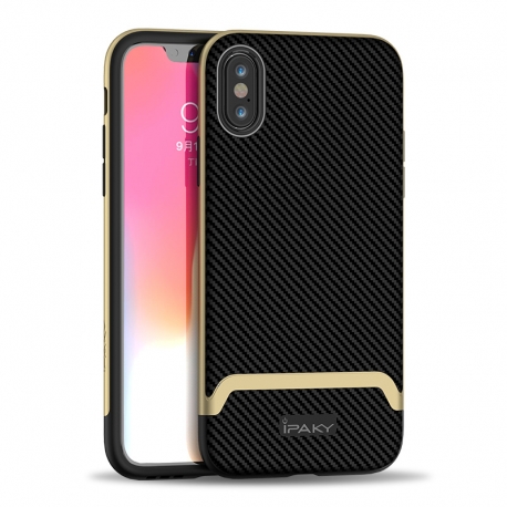iPaky Bumblebee Neo Hybrid case PC Frame iPhone XS Max - Gold