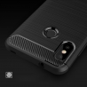 OEM Carbon Case Flexible Cover Xiaomi Mi A2 - Black