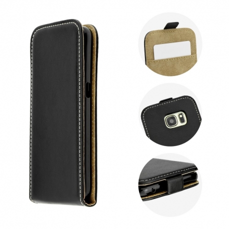 OEM Flip Case Slim Flexi Fresh Samsung Galaxy J6 Plus - Black