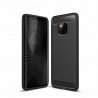 OEM Carbon Case Flexible Cover TPU Huawei Mate 20 Pro - Black