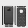 OEM Carbon Case Flexible Cover TPU Huawei Mate 20 Pro - Black